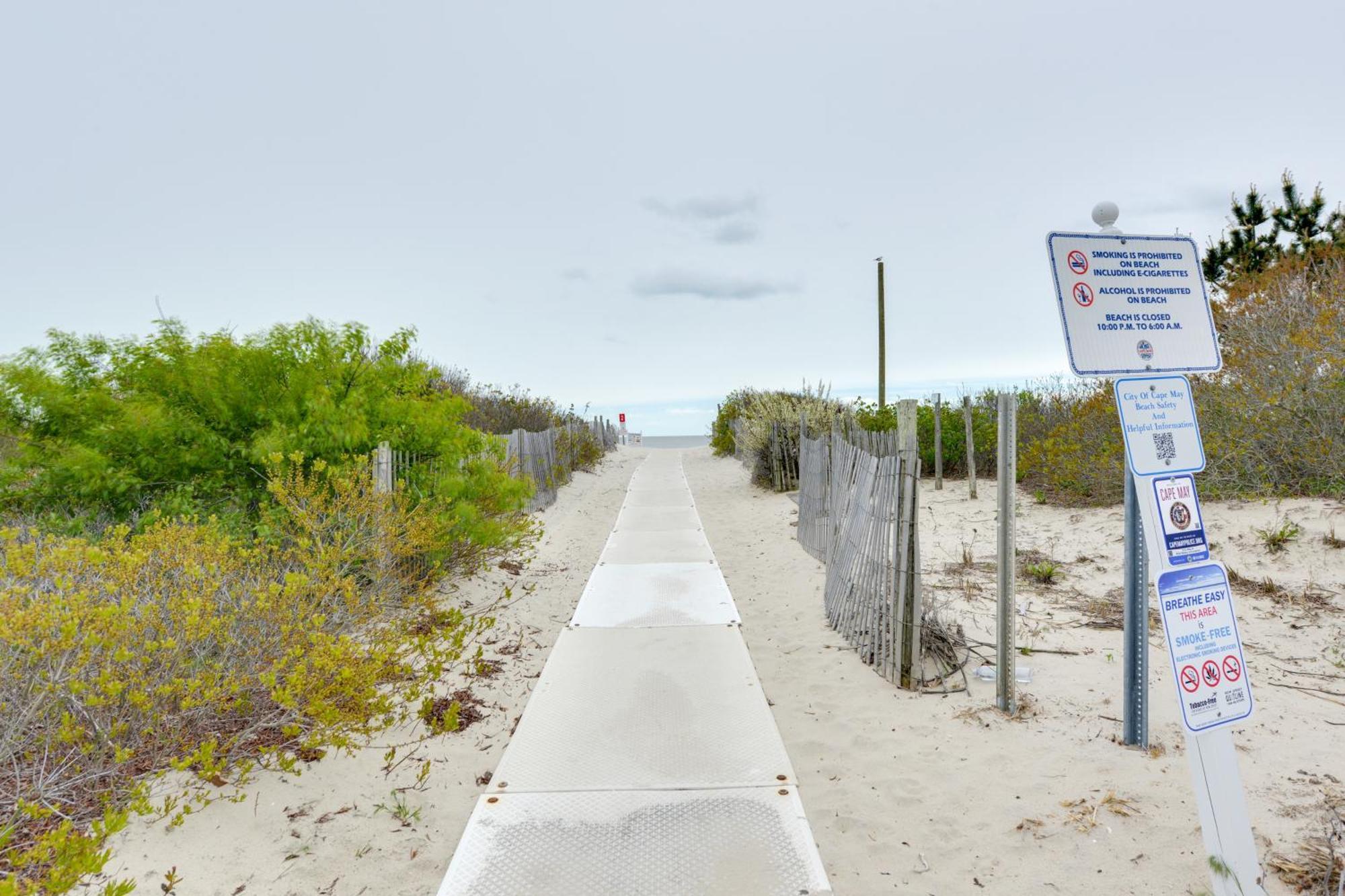 Bright Condo Half-Block To Cape May Beach! Екстер'єр фото
